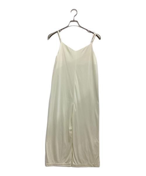 Ameri（アメリ）Ameri (アメリ) CHLOE ROMPERS NECK ROMPERS ベージュ サイズ:Sの古着・服飾アイテム