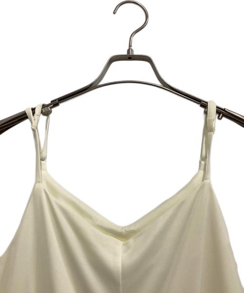 Ameri（アメリ）Ameri (アメリ) CHLOE ROMPERS NECK ROMPERS ベージュ サイズ:Sの古着・服飾アイテム