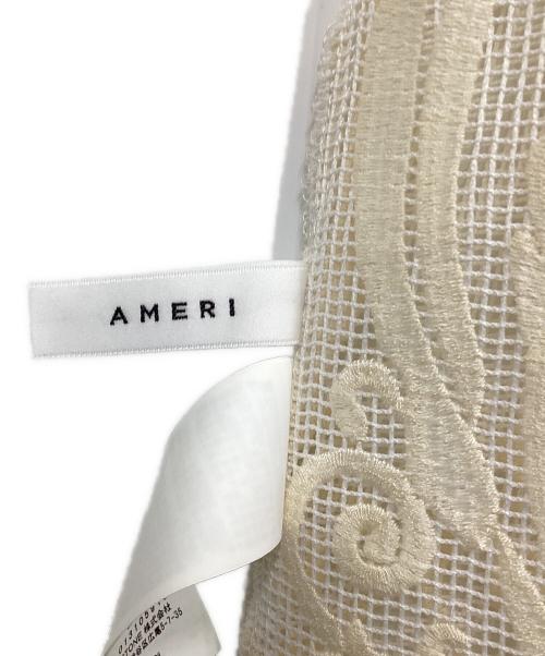Ameri（アメリ）Ameri (アメリ) CHLOE ROMPERS NECK ROMPERS ベージュ サイズ:Sの古着・服飾アイテム