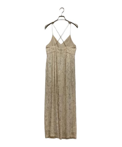 CLANE（クラネ）CLANE (クラネ) FRINGE CAMISOLE ALL IN ONE ベージュ サイズ:XSの古着・服飾アイテム