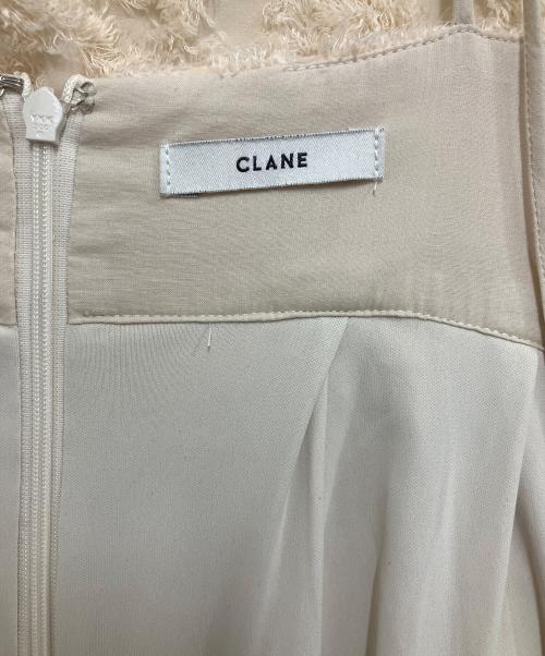 CLANE（クラネ）CLANE (クラネ) FRINGE CAMISOLE ALL IN ONE ベージュ サイズ:XSの古着・服飾アイテム