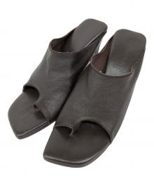 BOTTEGA VENETA（ボッテガベネタ）の古着「サンダル」｜ダークブラウン