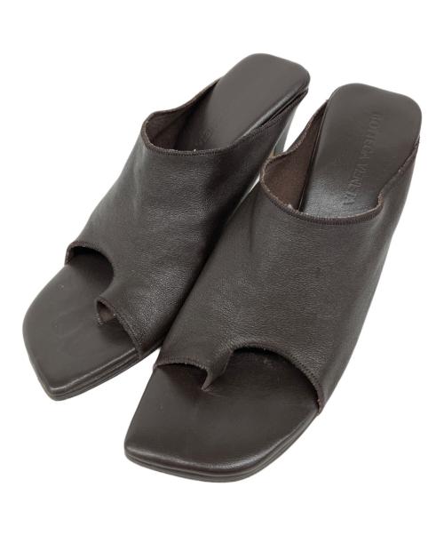BOTTEGA VENETA（ボッテガベネタ）BOTTEGA VENETA (ボッテガベネタ) サンダル ダークブラウン サイズ:23の古着・服飾アイテム