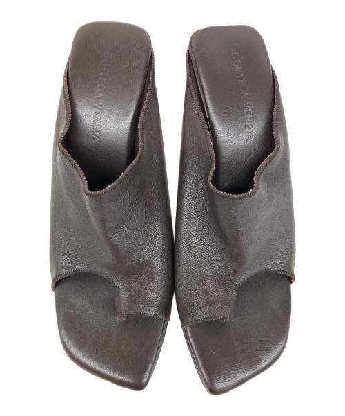 BOTTEGA VENETA（ボッテガベネタ）BOTTEGA VENETA (ボッテガベネタ) サンダル ダークブラウン サイズ:23の古着・服飾アイテム