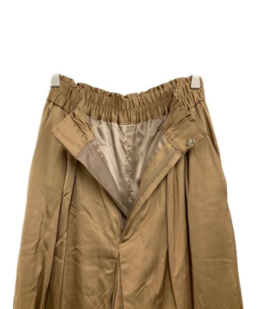 COLUMN（コラム）COLUMN (コラム) ハイウエストワイドパンツ ブラウン サイズ:Sの古着・服飾アイテム