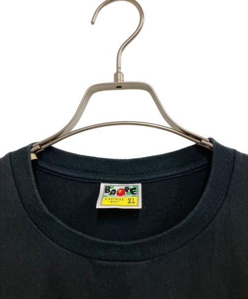 A BATHING APE（アベイシングエイプ）A BATHING APE (アベイシングエイプ) SHARK TEE ブラック サイズ:XLの古着・服飾アイテム
