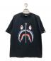 A BATHING APE（アベイシングエイプ）の古着「SHARK TEE」｜ブラック