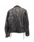 HARLEY-DAVIDSON (ハーレーダビッドソン) ダブルライダースジャケット ブラック サイズ:S：17000円