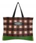 MARNI（マルニ）の古着「tatami tote」｜ブラウン×グリーン