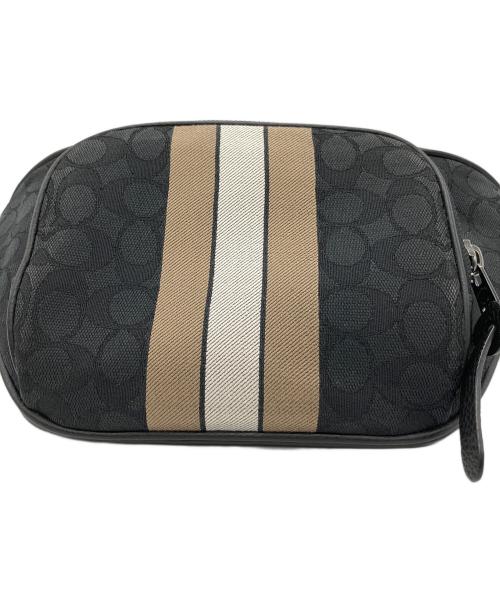 COACH（コーチ）COACH (コーチ) ボディーバッグ ブラック×ベージュの古着・服飾アイテム