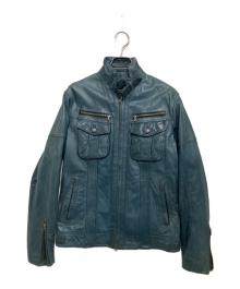 EDGE RUPERT（エッジ ルパート）の古着「M65ラムレザージャケット」｜グリーン