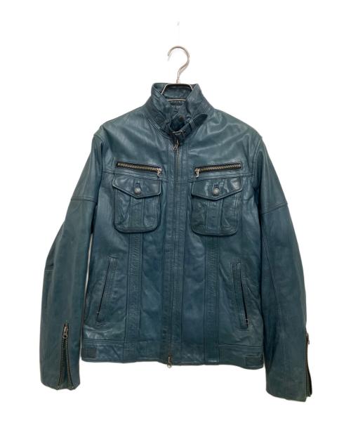 EDGE RUPERT（エッジ ルパート）EDGE RUPERT (エッジ ルパート) M65ラムレザージャケット グリーン サイズ:Lの古着・服飾アイテム
