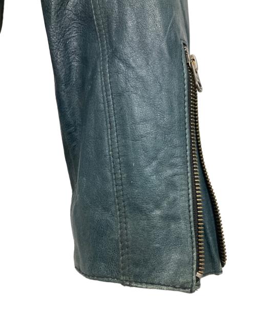 EDGE RUPERT（エッジ ルパート）EDGE RUPERT (エッジ ルパート) M65ラムレザージャケット グリーン サイズ:Lの古着・服飾アイテム