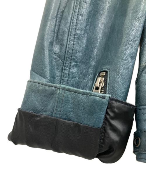 EDGE RUPERT（エッジ ルパート）EDGE RUPERT (エッジ ルパート) M65ラムレザージャケット グリーン サイズ:Lの古着・服飾アイテム