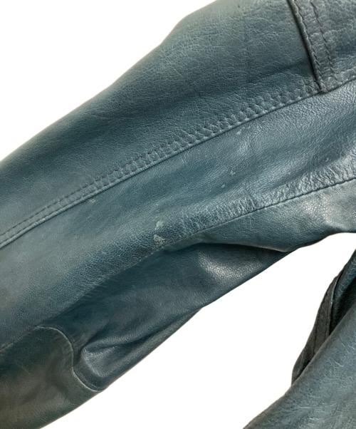 EDGE RUPERT（エッジ ルパート）EDGE RUPERT (エッジ ルパート) M65ラムレザージャケット グリーン サイズ:Lの古着・服飾アイテム