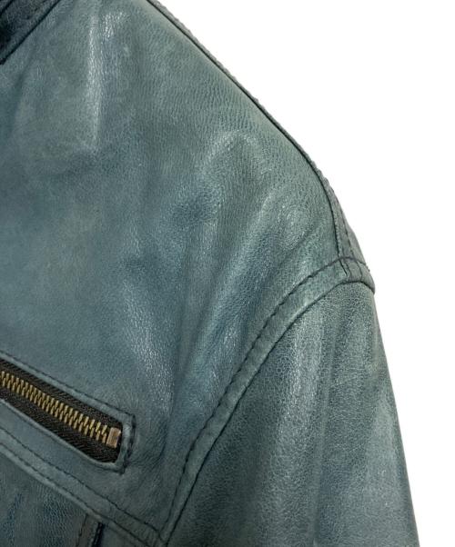 EDGE RUPERT（エッジ ルパート）EDGE RUPERT (エッジ ルパート) M65ラムレザージャケット グリーン サイズ:Lの古着・服飾アイテム
