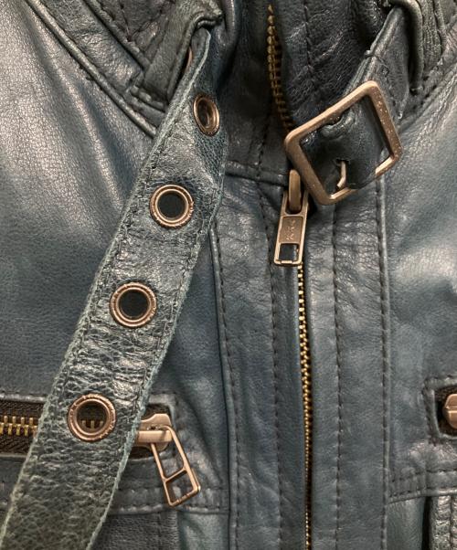 EDGE RUPERT（エッジ ルパート）EDGE RUPERT (エッジ ルパート) M65ラムレザージャケット グリーン サイズ:Lの古着・服飾アイテム