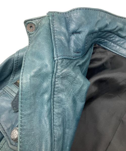 EDGE RUPERT（エッジ ルパート）EDGE RUPERT (エッジ ルパート) M65ラムレザージャケット グリーン サイズ:Lの古着・服飾アイテム