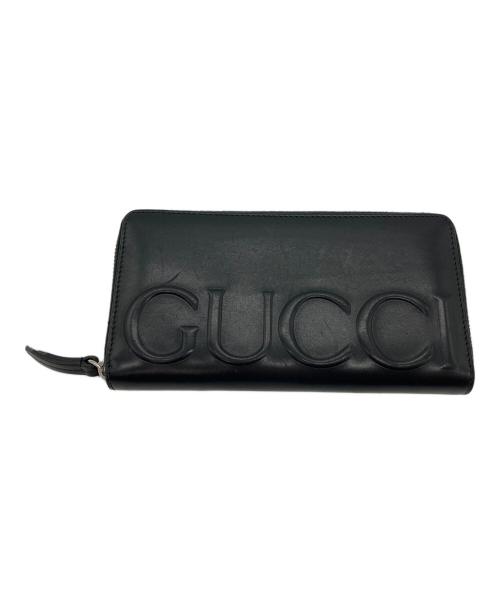 GUCCI（グッチ）GUCCI (グッチ) 長財布 ブラックの古着・服飾アイテム