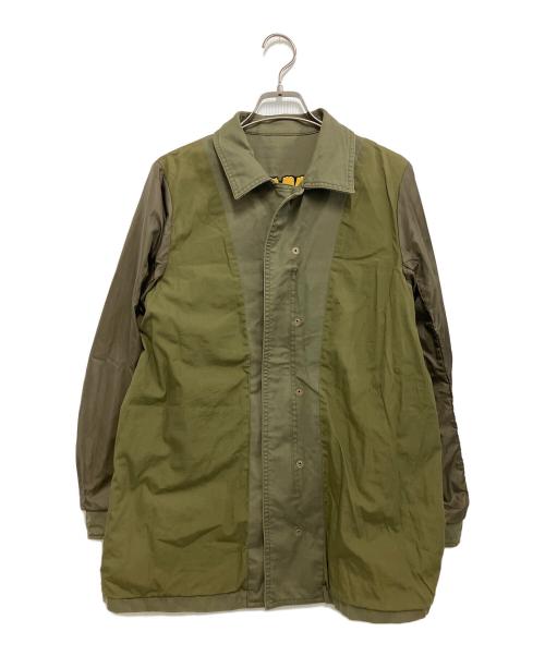 Hysteric Glamour（ヒステリックグラマー）Hysteric Glamour (ヒステリックグラマー) 刺繍ミリタリージャケット カーキ サイズ:Sの古着・服飾アイテム