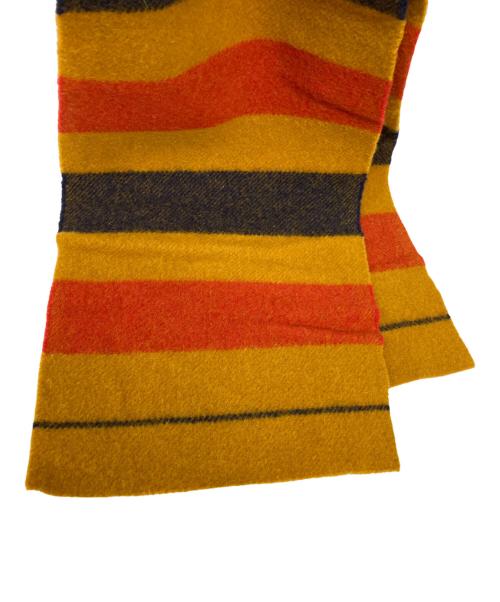 HERMES（エルメス）HERMES (エルメス) ウールマフラー マスタードの古着・服飾アイテム