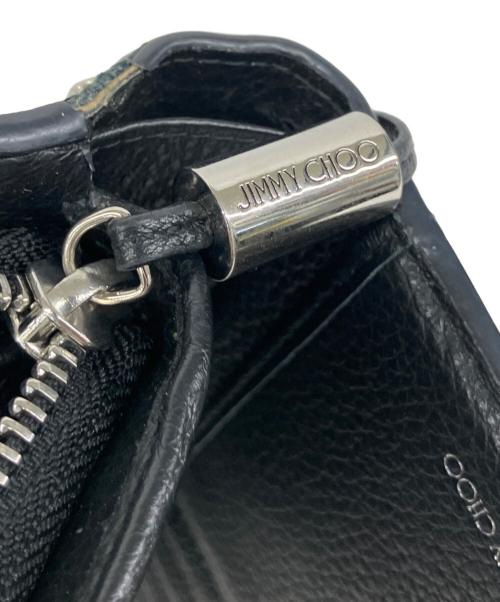 JIMMY CHOO（ジミーチュウ）JIMMY CHOO (ジミーチュウ) コンパクトウォレット ブラックの古着・服飾アイテム