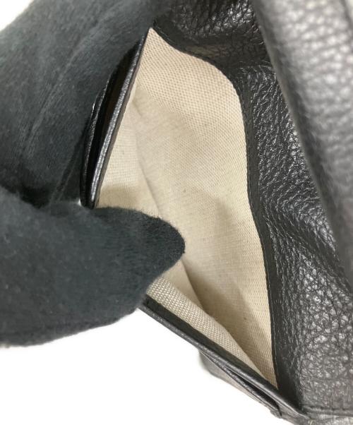 JIMMY CHOO（ジミーチュウ）JIMMY CHOO (ジミーチュウ) コンパクトウォレット ブラックの古着・服飾アイテム