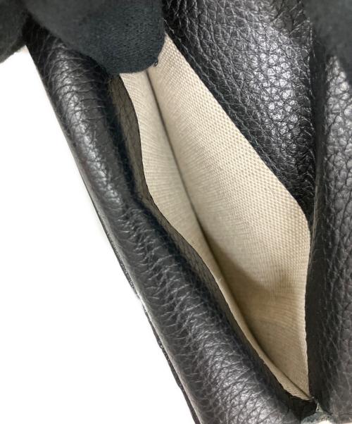 JIMMY CHOO（ジミーチュウ）JIMMY CHOO (ジミーチュウ) コンパクトウォレット ブラックの古着・服飾アイテム