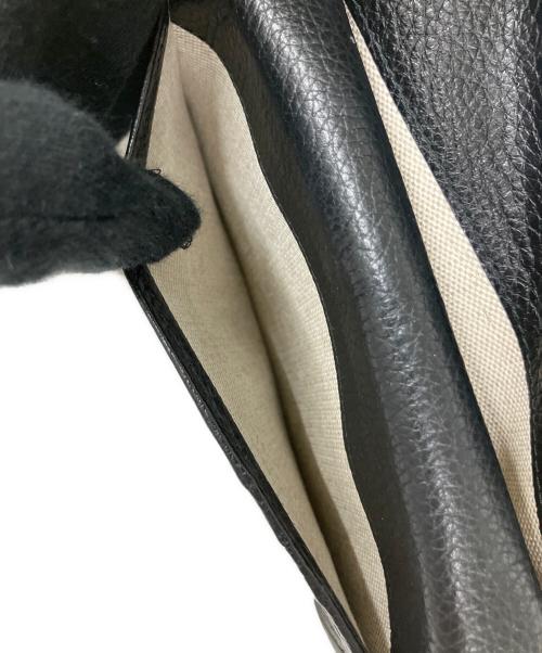 JIMMY CHOO（ジミーチュウ）JIMMY CHOO (ジミーチュウ) コンパクトウォレット ブラックの古着・服飾アイテム