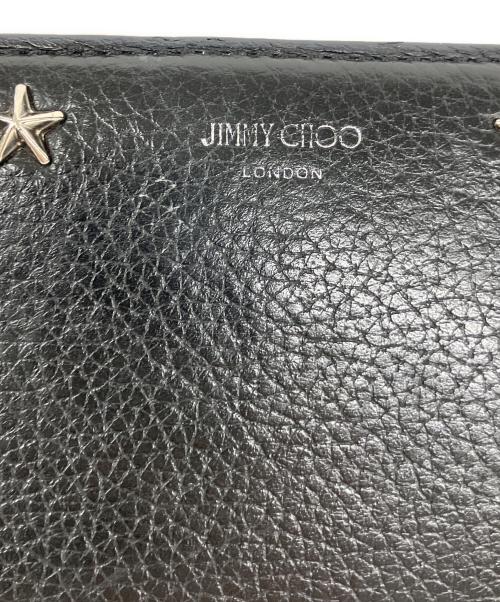 JIMMY CHOO（ジミーチュウ）JIMMY CHOO (ジミーチュウ) コンパクトウォレット ブラックの古着・服飾アイテム