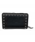 JIMMY CHOO (ジミーチュウ) コンパクトウォレット ブラック：8000円
