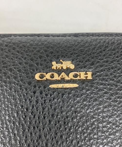 COACH（コーチ）COACH (コーチ) 長財布 ブラックの古着・服飾アイテム