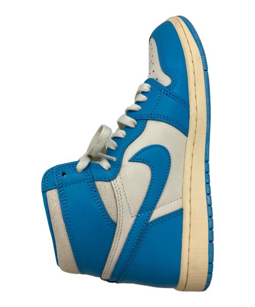 NIKE（ナイキ）NIKE (ナイキ) AIR JORDAN1 RETRO HIGH DK ホワイト×スカイブルー サイズ:25.5の古着・服飾アイテム