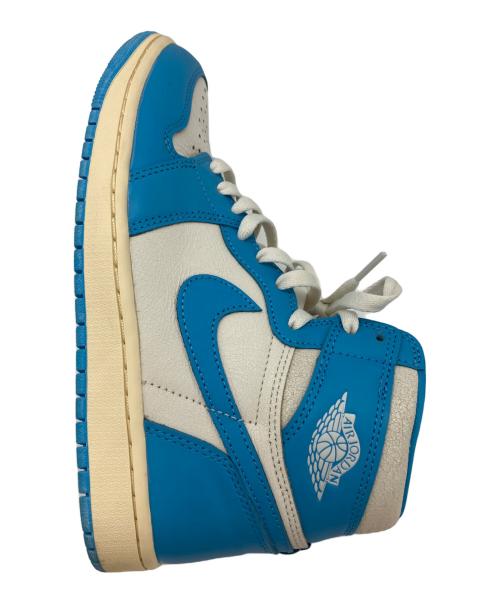 NIKE（ナイキ）NIKE (ナイキ) AIR JORDAN1 RETRO HIGH DK ホワイト×スカイブルー サイズ:25.5の古着・服飾アイテム
