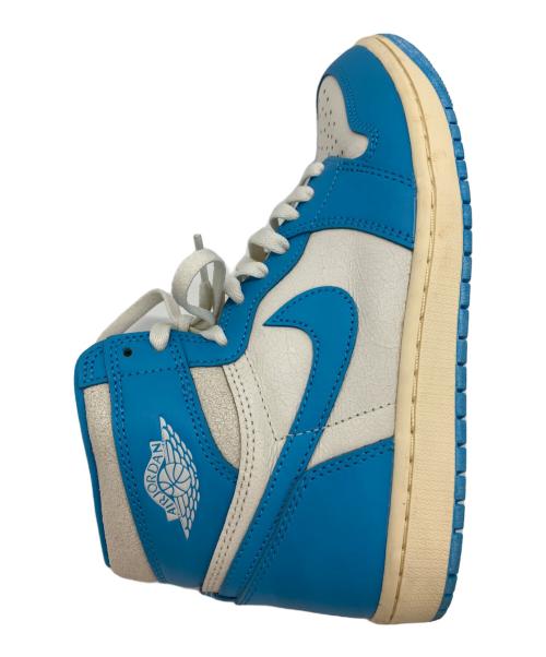 NIKE（ナイキ）NIKE (ナイキ) AIR JORDAN1 RETRO HIGH DK ホワイト×スカイブルー サイズ:25.5の古着・服飾アイテム