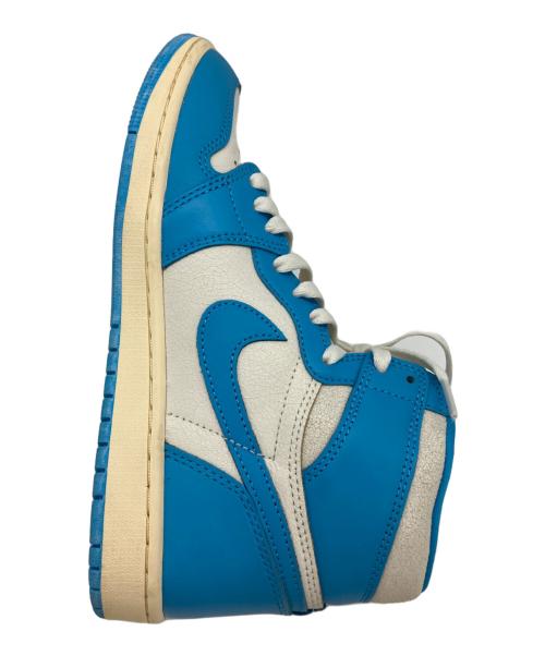 NIKE（ナイキ）NIKE (ナイキ) AIR JORDAN1 RETRO HIGH DK ホワイト×スカイブルー サイズ:25.5の古着・服飾アイテム