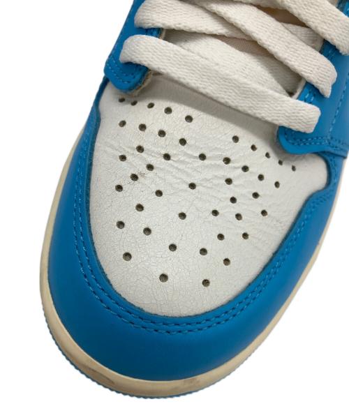 NIKE（ナイキ）NIKE (ナイキ) AIR JORDAN1 RETRO HIGH DK ホワイト×スカイブルー サイズ:25.5の古着・服飾アイテム