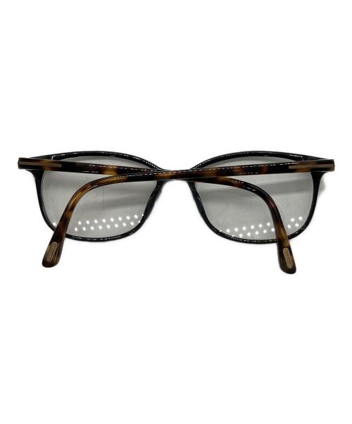 TOM FORD（トムフォード）TOM FORD (トムフォード) 伊達眼鏡 ブラウン×ブラックの古着・服飾アイテム