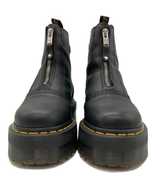 Dr.Martens（ドクターマーチン）Dr.Martens (ドクターマーチン) フロントジップアップブーツ ブラック サイズ:23の古着・服飾アイテム