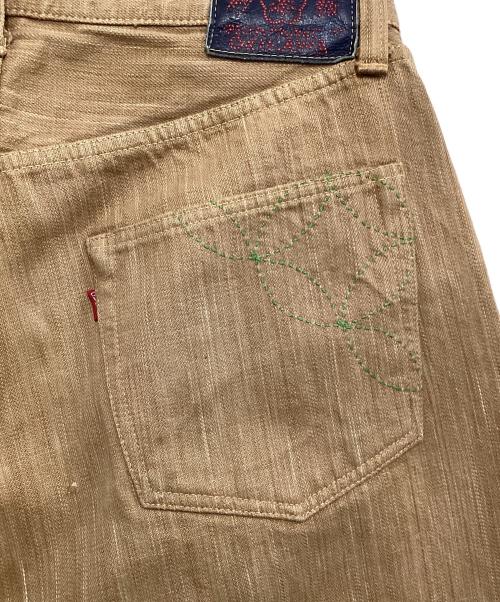 SUGAR CANE（シュガーケーン）SUGAR CANE (シュガーケーン) 砂糖黍デニムパンツ ブラウン サイズ:W34×L34の古着・服飾アイテム