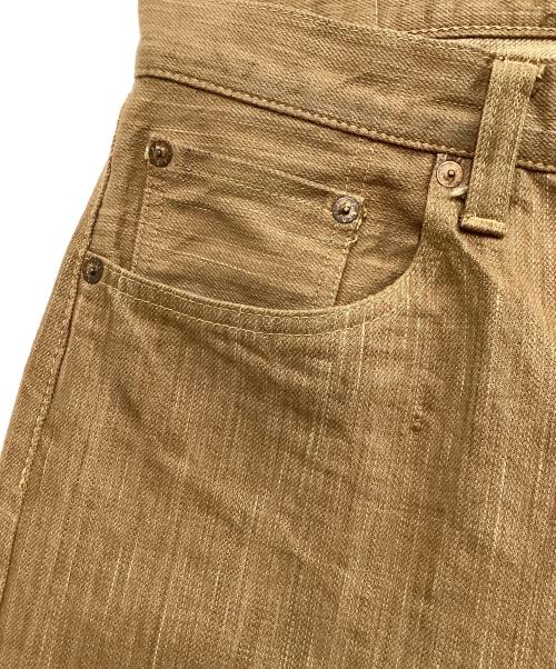SUGAR CANE（シュガーケーン）SUGAR CANE (シュガーケーン) 砂糖黍デニムパンツ ブラウン サイズ:W34×L34の古着・服飾アイテム