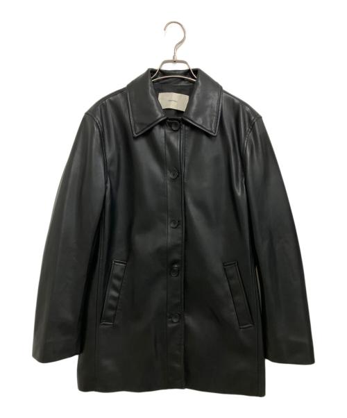 TODAYFUL（トゥデイフル）TODAYFUL (トゥデイフル) Ecoleather Soutiencollar Jacket ブラック サイズ:36の古着・服飾アイテム