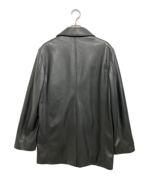 TODAYFUL（トゥデイフル）TODAYFUL (トゥデイフル) Ecoleather Soutiencollar Jacket ブラック サイズ:36の古着・服飾アイテム
