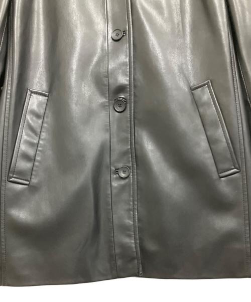 TODAYFUL（トゥデイフル）TODAYFUL (トゥデイフル) Ecoleather Soutiencollar Jacket ブラック サイズ:36の古着・服飾アイテム