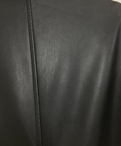 TODAYFUL（トゥデイフル）TODAYFUL (トゥデイフル) Ecoleather Soutiencollar Jacket ブラック サイズ:36の古着・服飾アイテム