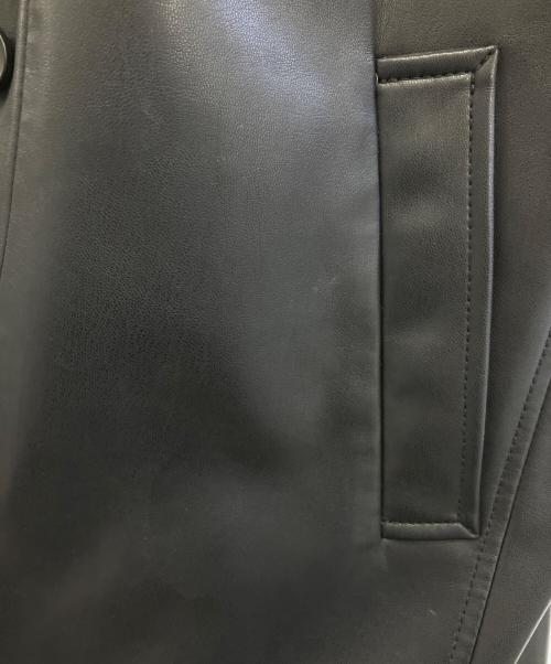 TODAYFUL（トゥデイフル）TODAYFUL (トゥデイフル) Ecoleather Soutiencollar Jacket ブラック サイズ:36の古着・服飾アイテム