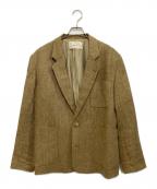 TODAYFULトゥデイフル）の古着「Boyfriend Linen Jacket」｜ブラウン