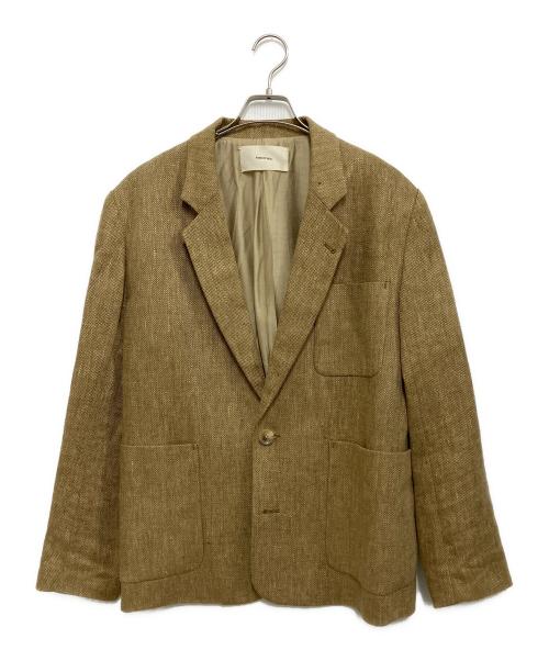 TODAYFUL（トゥデイフル）TODAYFUL (トゥデイフル) Boyfriend Linen Jacket ブラウン サイズ:36の古着・服飾アイテム