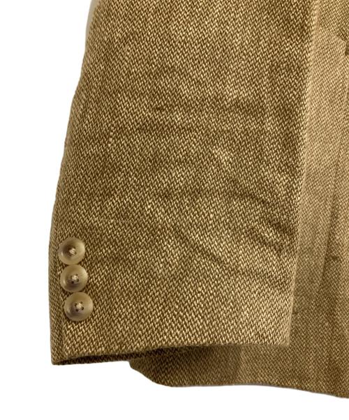 TODAYFUL（トゥデイフル）TODAYFUL (トゥデイフル) Boyfriend Linen Jacket ブラウン サイズ:36の古着・服飾アイテム