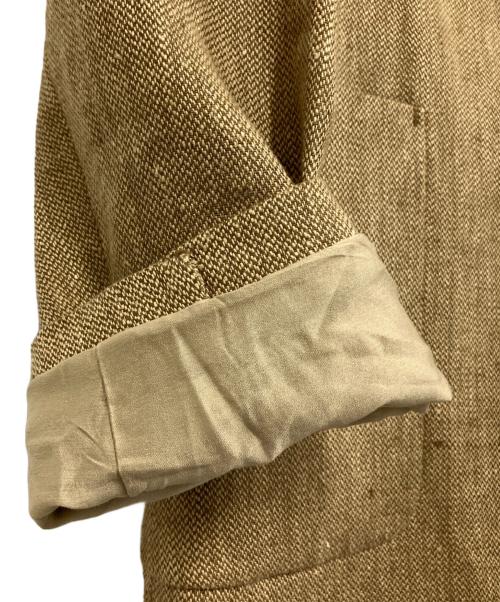 TODAYFUL（トゥデイフル）TODAYFUL (トゥデイフル) Boyfriend Linen Jacket ブラウン サイズ:36の古着・服飾アイテム
